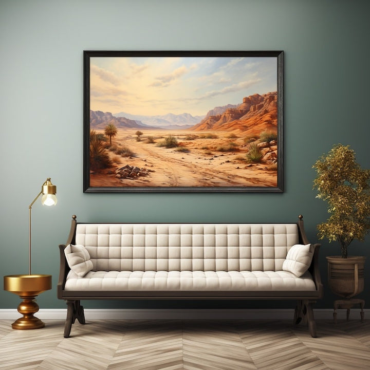 Tableau Paysage Désert, art mural décoration nature