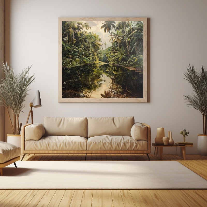 Tableau Paysage Exotique