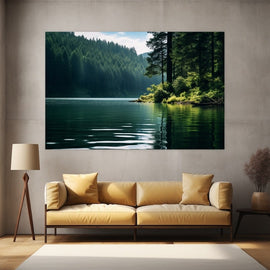 Tableau Paysage Forêt, art mural décoration nature