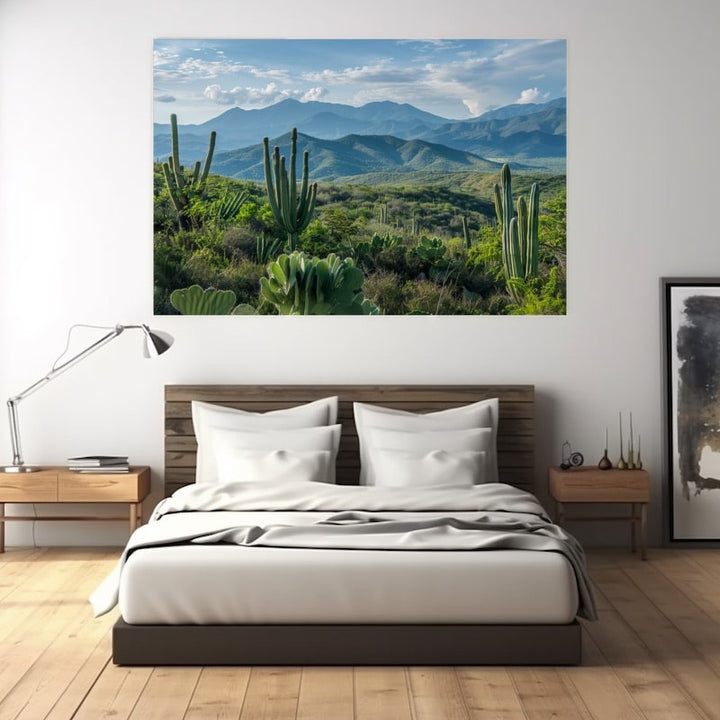 Tableau Paysage Mexique, art mural décoration nature