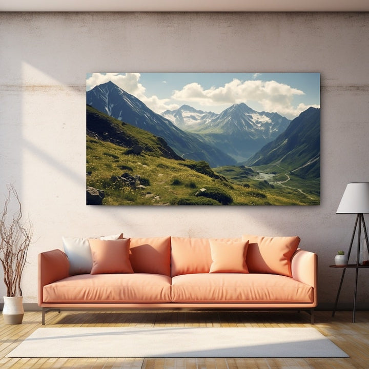 Tableau Paysage Montagne, art mural décoration nature