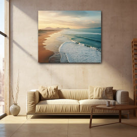 Tableau Paysage Plage et Mer, art mural décoration nature