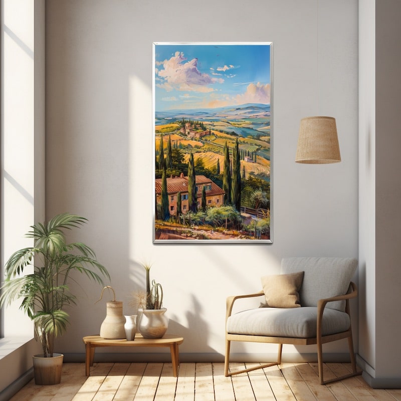 Tableau Paysage Toscane