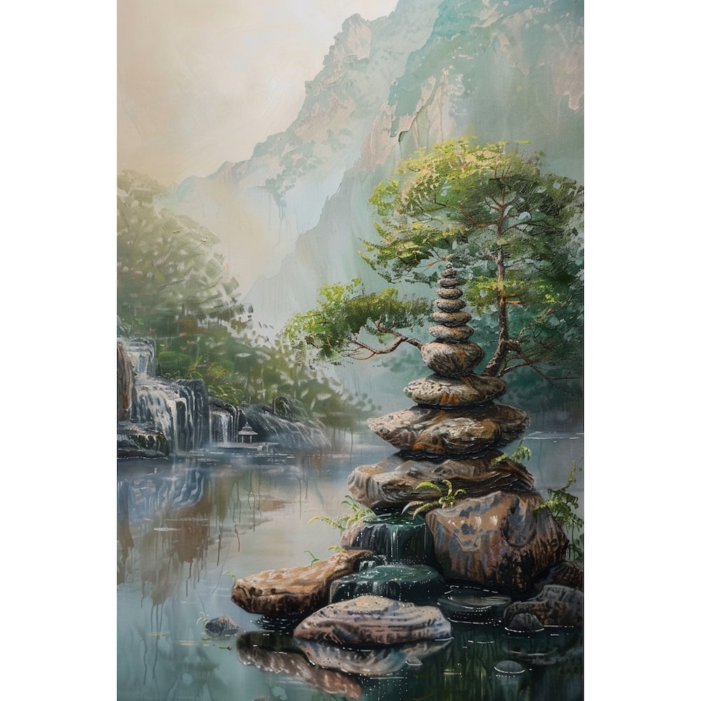 Tableau Paysage Zen