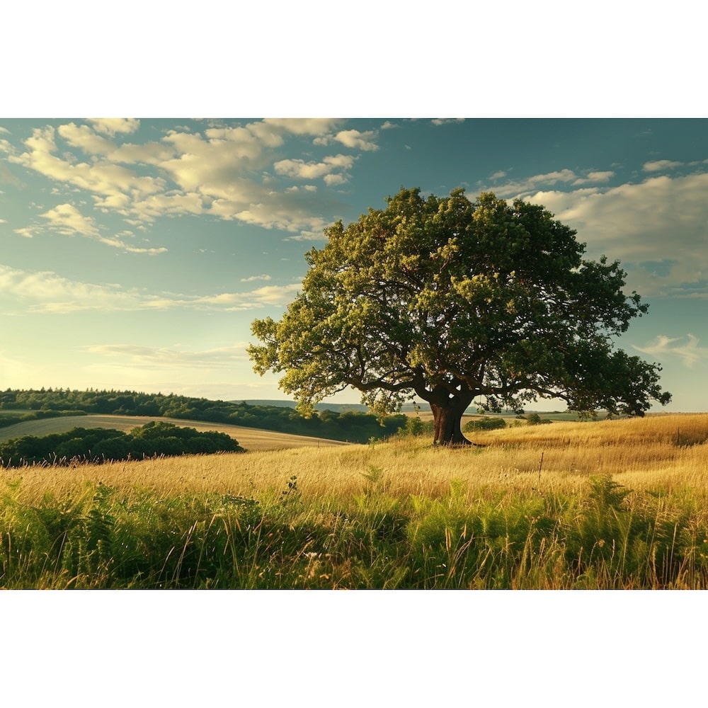 Tableau Paysage Arbre, art mural décoration nature