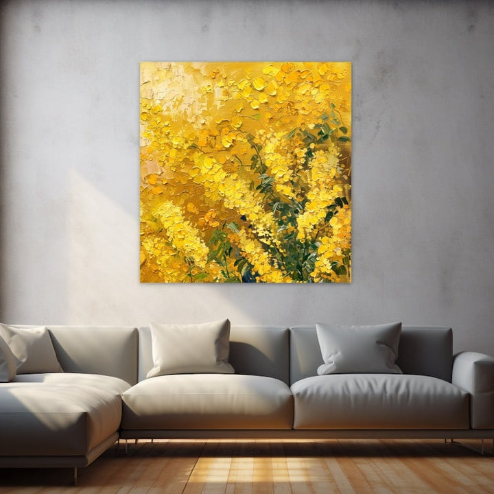 Tableau Peint Fleur