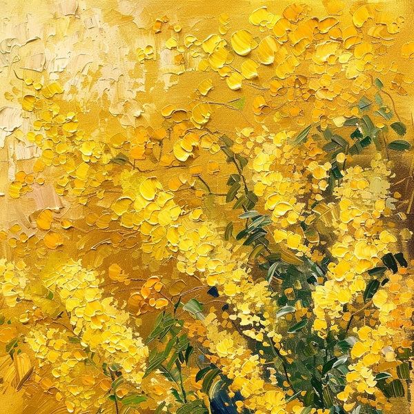 Tableau Peint de Fleur