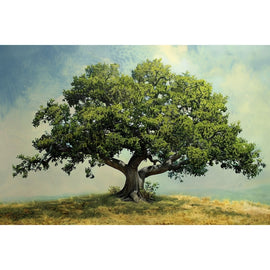 Tableau Peinture À l'Huile Arbre, art mural décoration nature