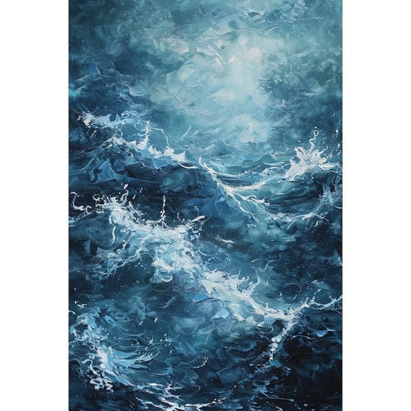 Peinture Acrylique Tableau Mer, art mural décoration nature