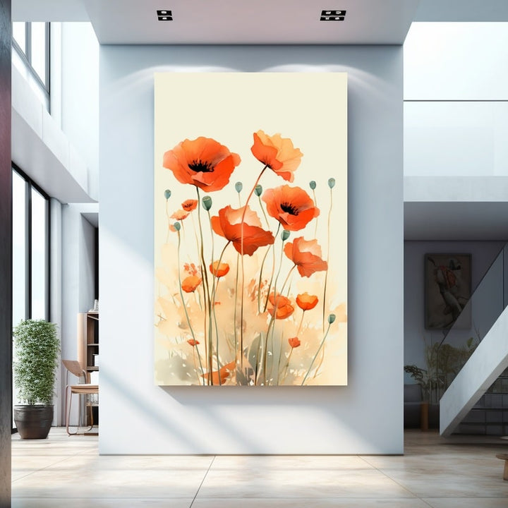 Tableau Peinture Coquelicots Nouveaux