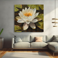 Thumbnail for Tableau Peinture Fleur De Lotus