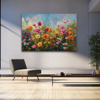 Thumbnail for Tableau Peinture Fleurs Des Champs