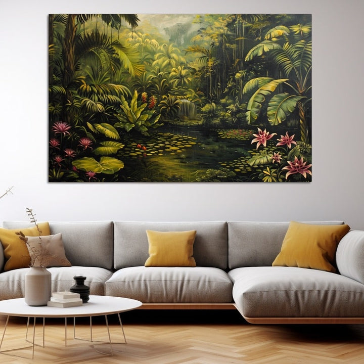 Tableau Peinture Jungle