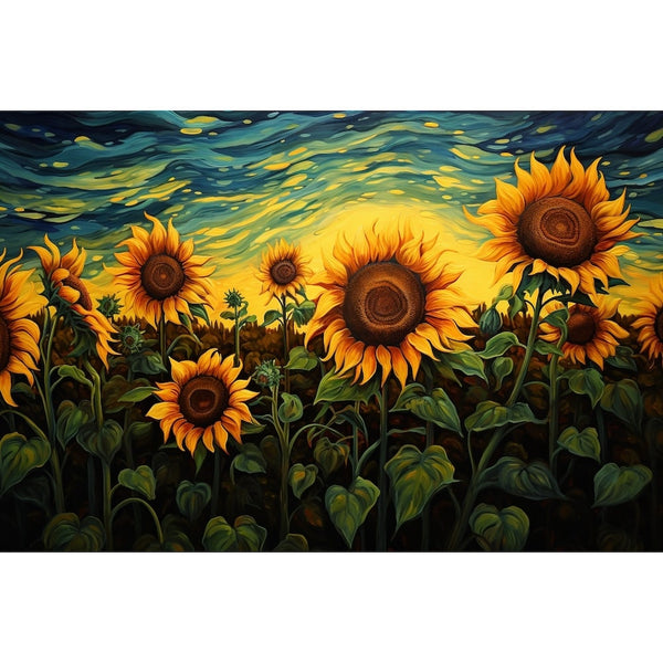 Tableau Peinture Les Tournesols