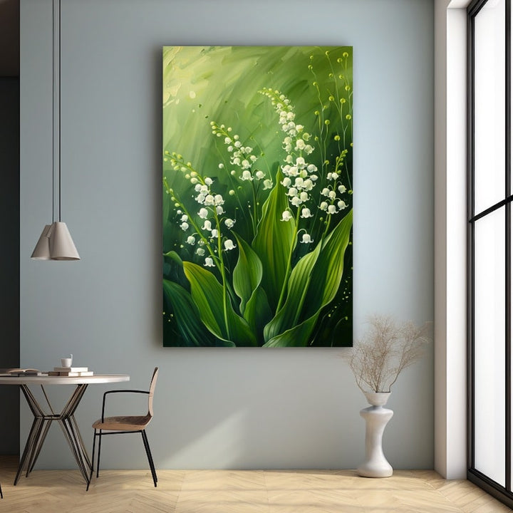 Tableau Peinture Muguet