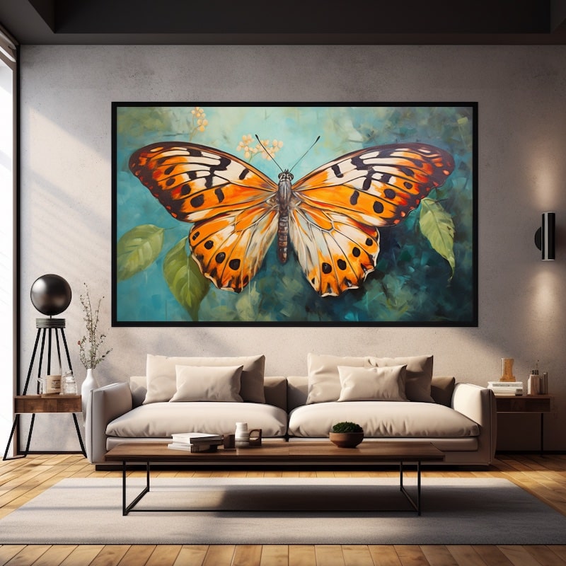 Tableau Peinture Papillon