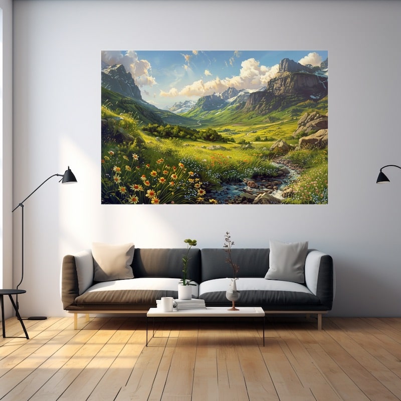 Tableau Peinture Paysage