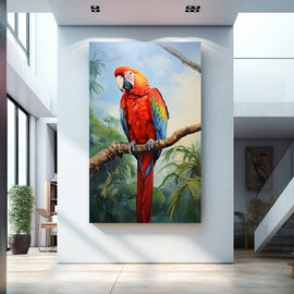 Tableau Peinture Perroquet