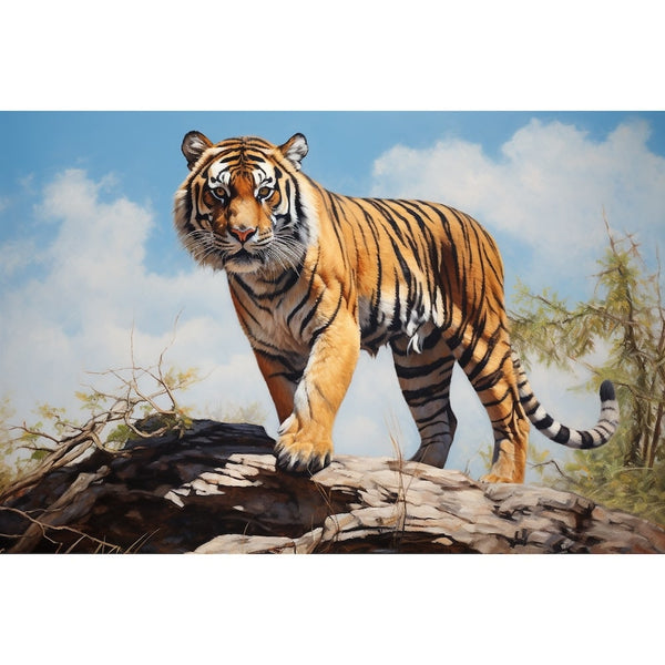 Tableau Tigre Peinture, art mural décoration nature