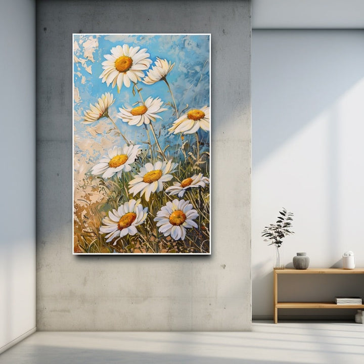 Tableau Peinture Toile Fleurs