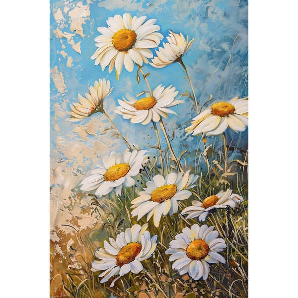 Tableau Peinture Toile de Fleurs