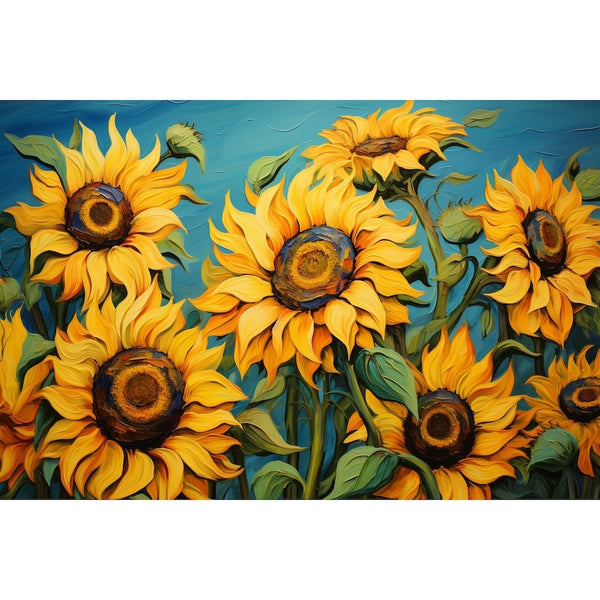 Tableau Peinture Tournesols