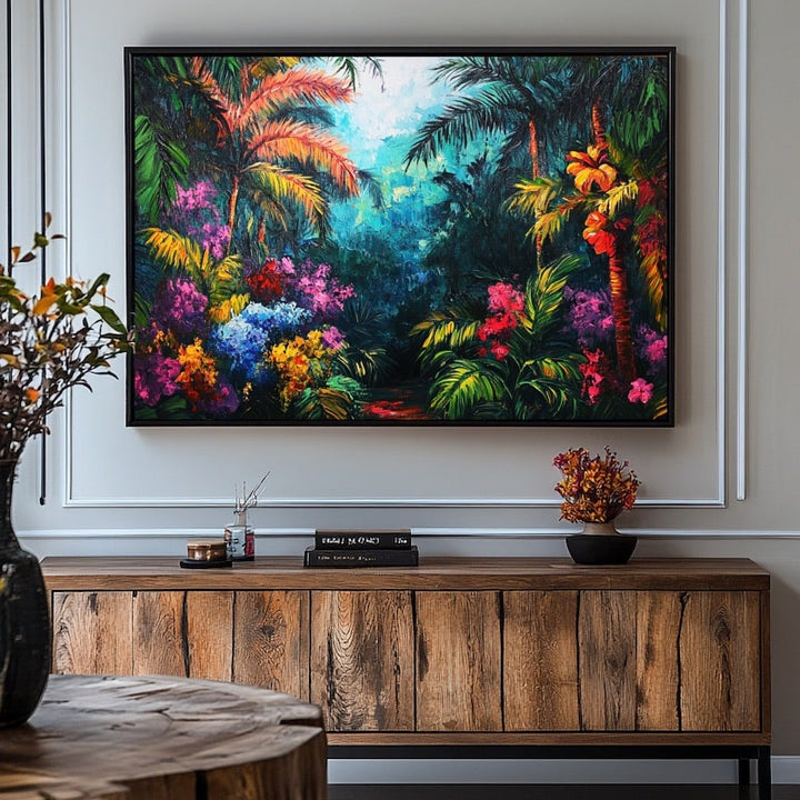 Tableau Peinture Tropical