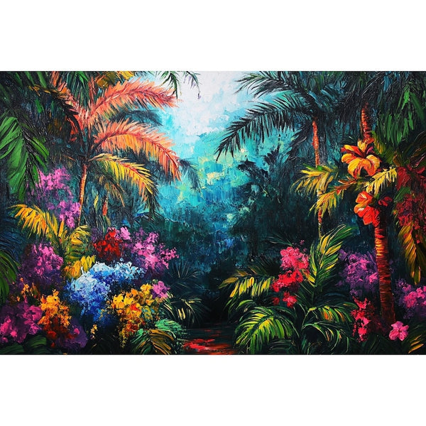 Tableau Peinture Tropicale