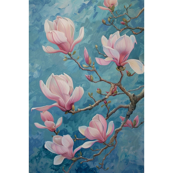 Tableau Peinture d'Art Fleurs Acrylique