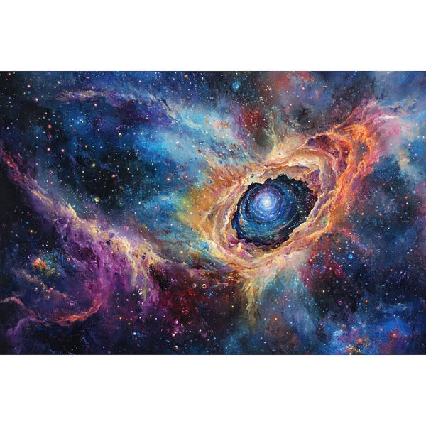 Tableau Peinture Espace, art mural décoration nature