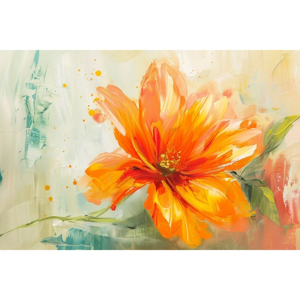 Tableau Peinture de Fleur Contemporain