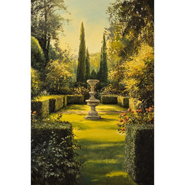 Tableau Peinture Jardin, art mural décoration nature