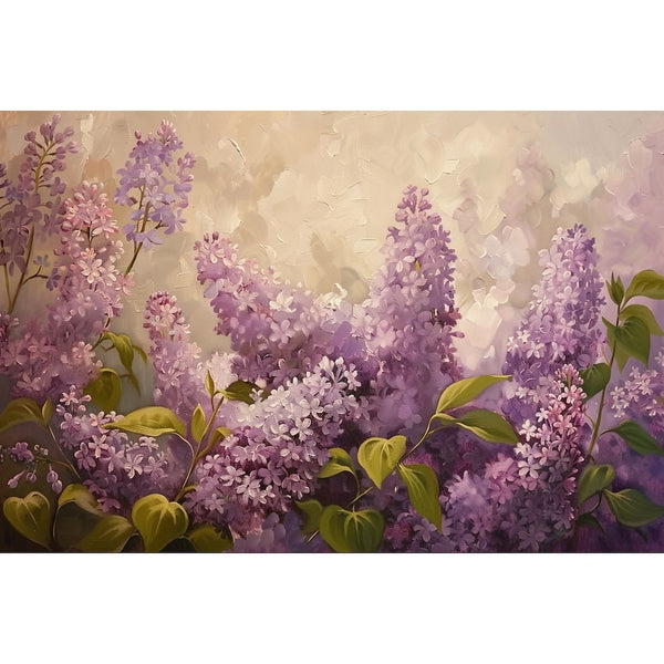 Tableau Peinture de Lilas