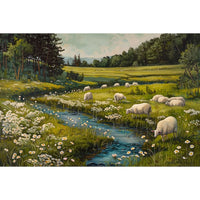 Thumbnail for Tableau Peinture de Moutons