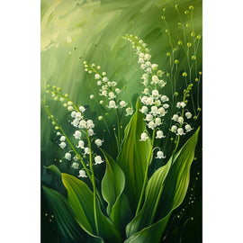 Tableau Peinture de Muguet