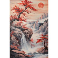 Thumbnail for Tableau Peinture de Paysage Japonais