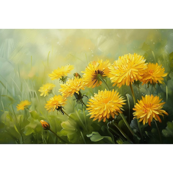 Tableau Peinture de Pissenlit