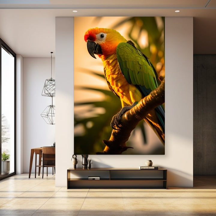 Tableau Perroquet Coloré