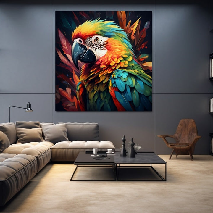 Tableau Perroquet Moderne
