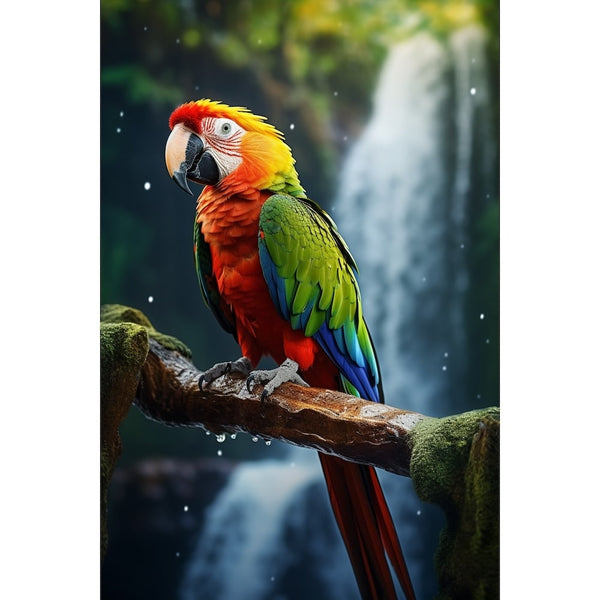 Tableau Perroquet Rectangulaire