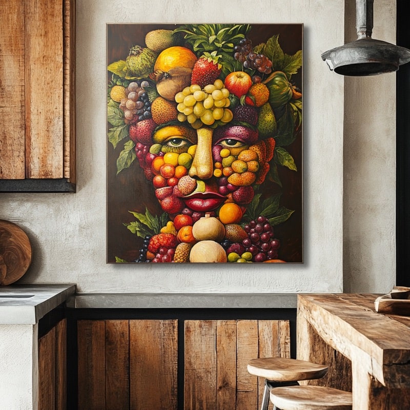 Tableau Personnage Fruit