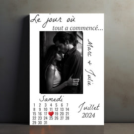 Tableau Personnalisé Couple
