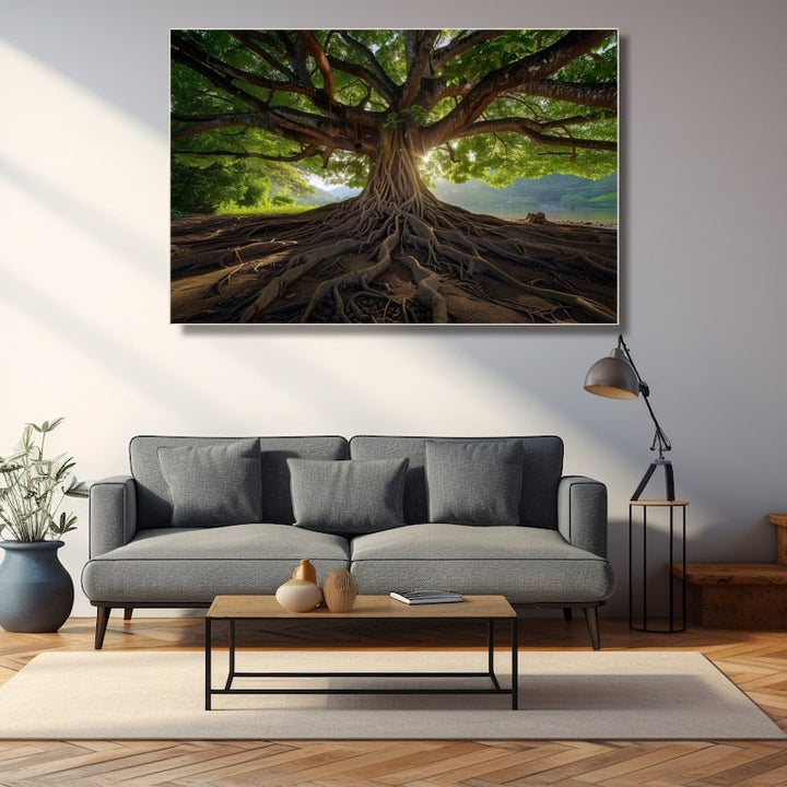 Tableau Photo Arbre, art mural décoration nature