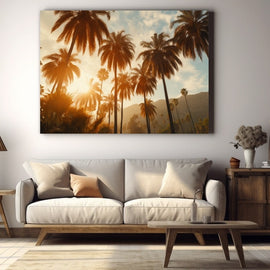 Tableau Photo Palmiers, art mural décoration nature