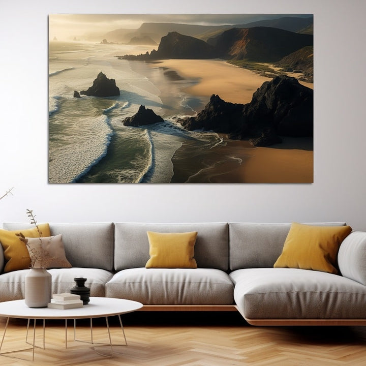Tableau Photo Paysage Plage, art mural décoration nature