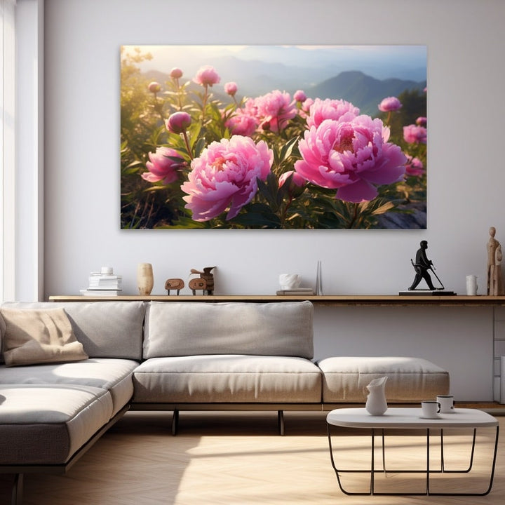 Tableau Photo Pivoine
