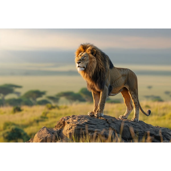 Tableau Photo Lion, art mural décoration nature
