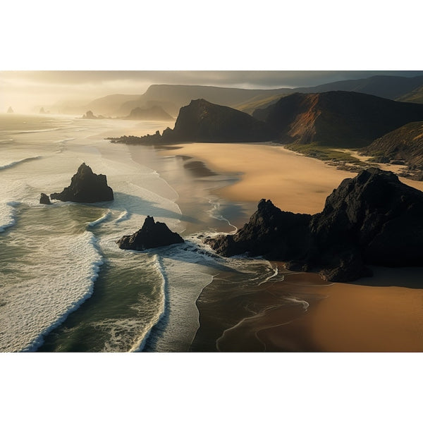 Tableau Photo Paysage Plage, art mural décoration nature