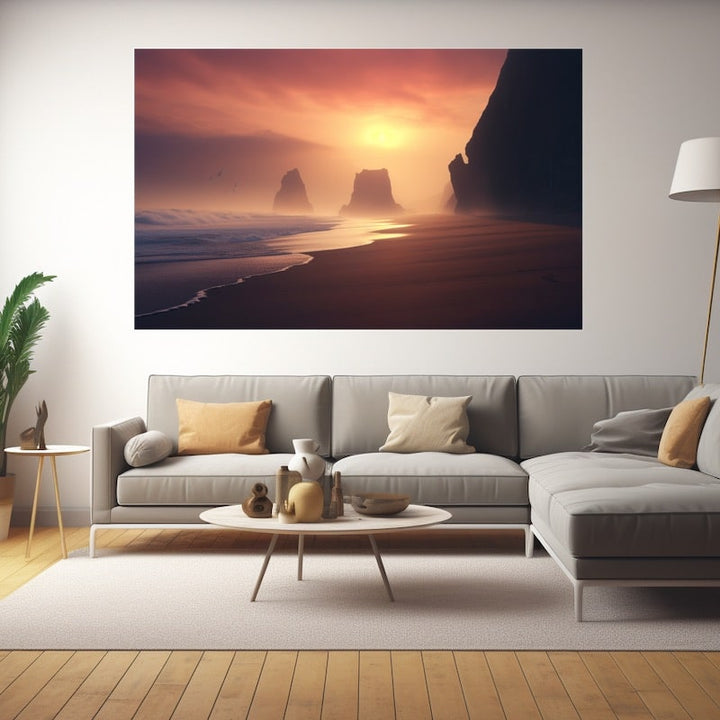 Tableau Photographie Plage, art mural décoration nature