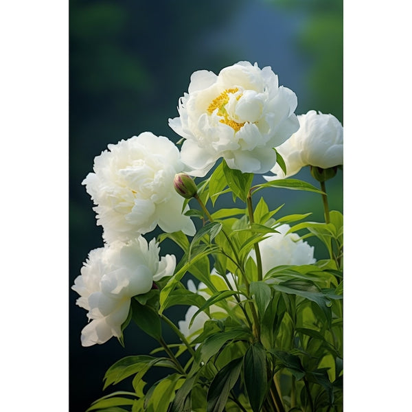 Tableau Pivoines Blanches